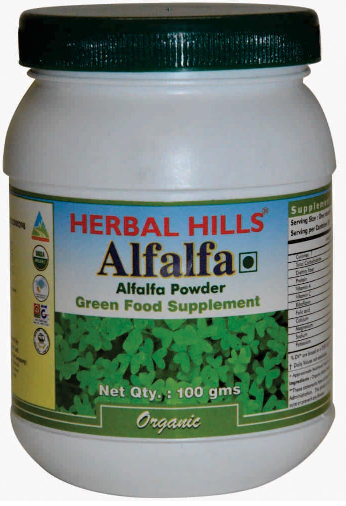 Herbal Hills Alfalfa 100 gm Powder